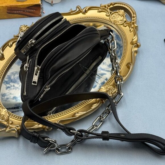 🆕 ALEXANDER WANG 🧿 NWOT Mini Attica Soft Leather Crossbody Belt Bag AUTHENTIC - Picture 11 of 16